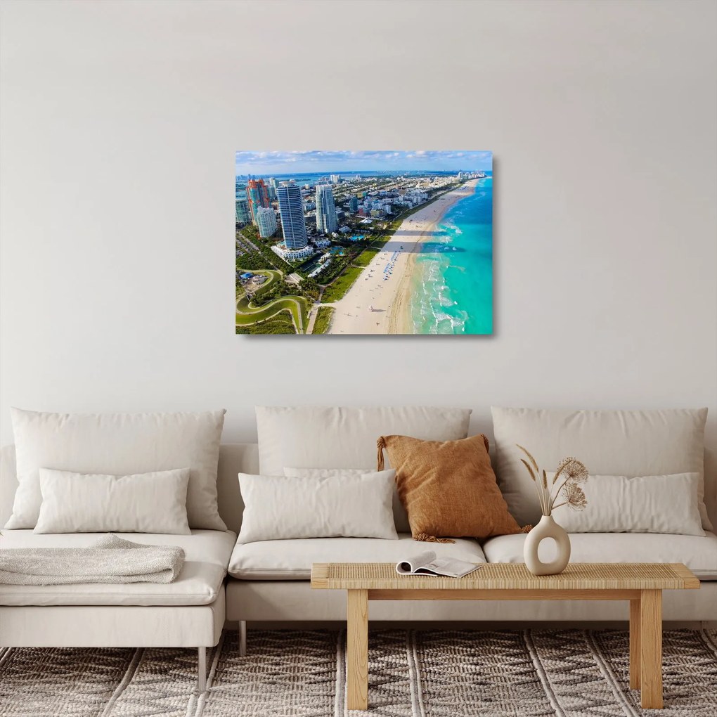 Kép - Miami, Florida (üvegen) (70x50 cm)