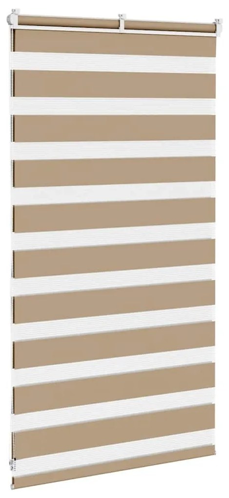 zebrafüggönnyel homokbarna szövetszélesség 80,9 cm poliészter
