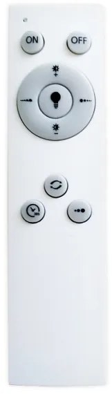 Top Light - LED Dimmelhető mennyezeti lámpa LED/24W/230V+remote irányítás fekete