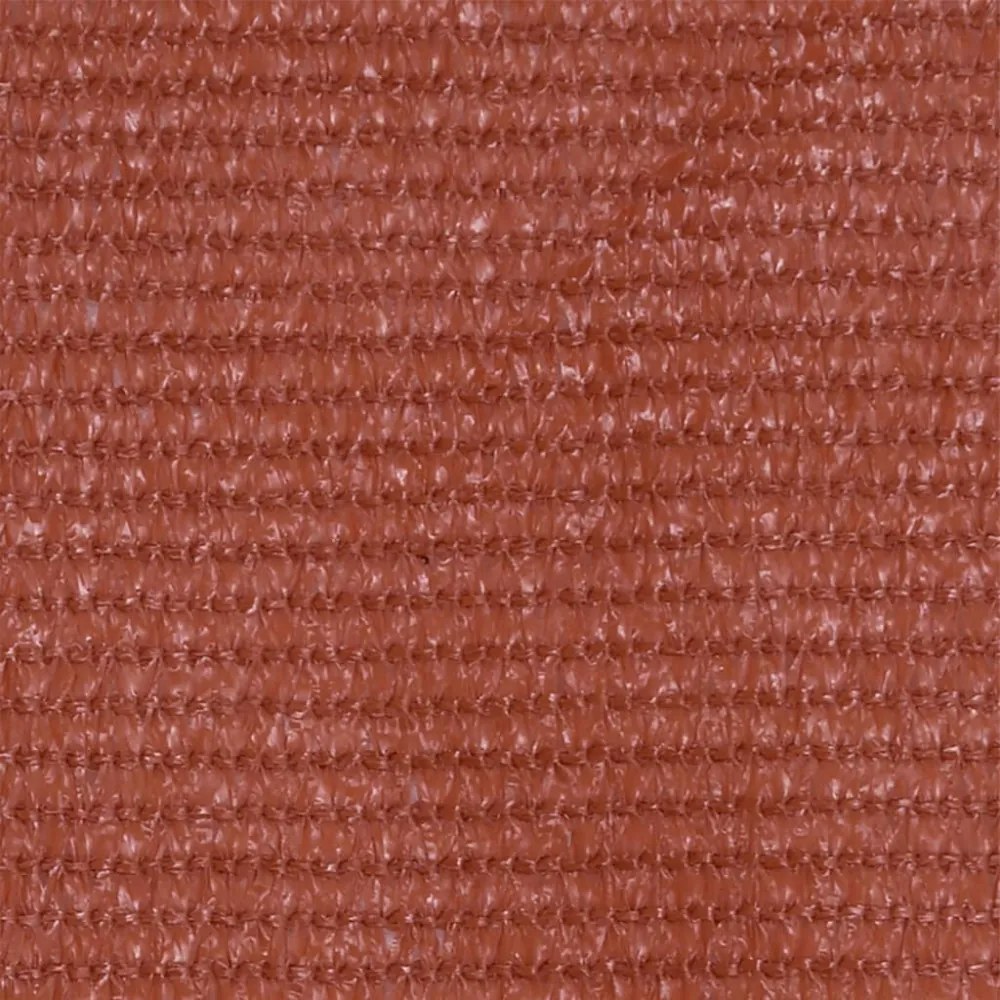 terrakotta HDPE erkélytakaró 75 x 600 cm