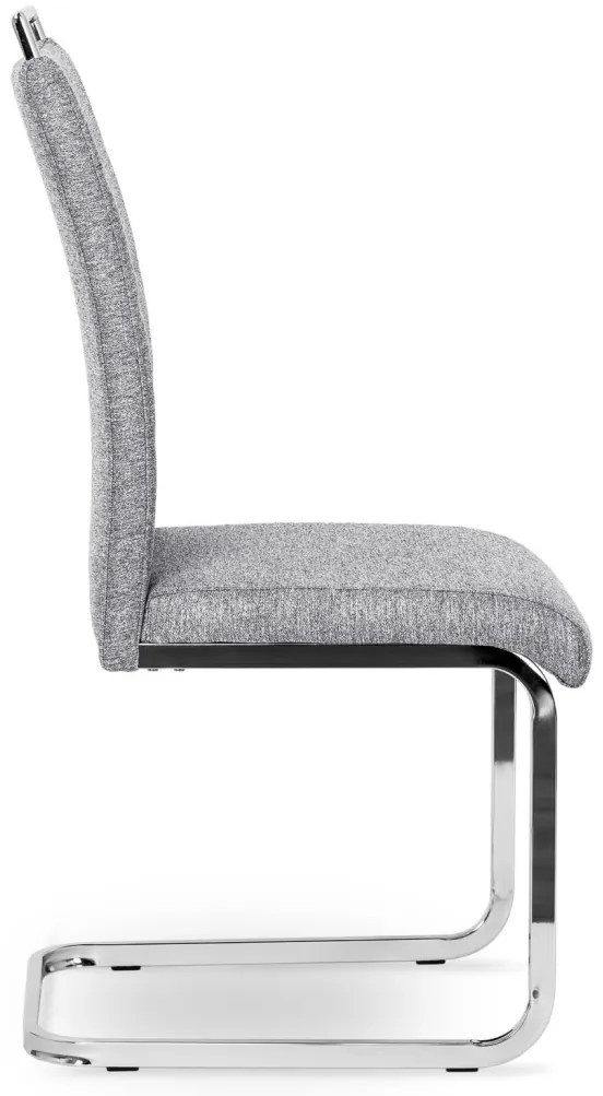 Szánkótalpas Étkezőszék Szürke Színben. LOCA 2