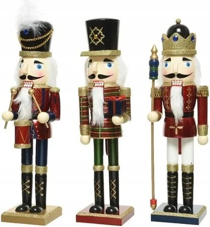 Karácsonyi dekoráció Diótörő Katona dekoráció 38cm