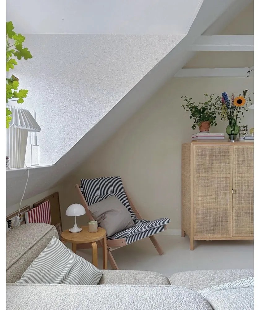 Fehér/világoskék fotel Boogie - Karup Design