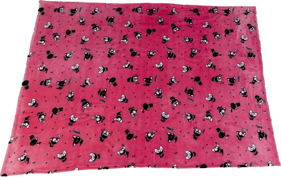 Mintás wellsoft babatakaró 150x130cm