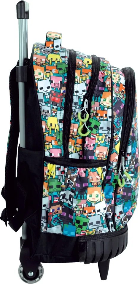 Minecraft Chibi prémium gurulós iskolatáska, táska 42 cm