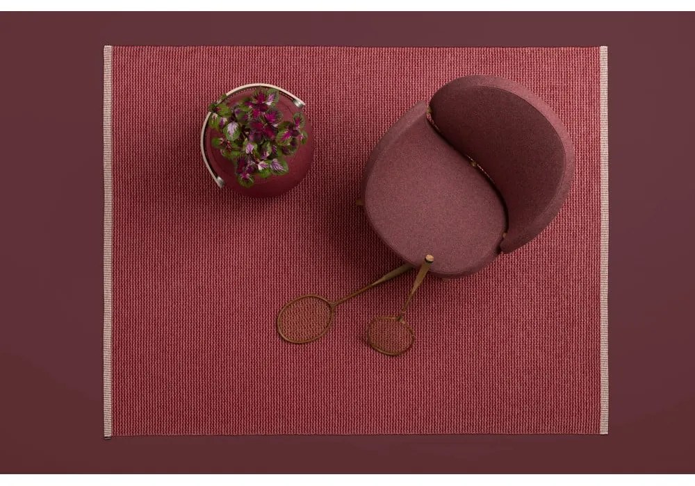 Piros kültéri-beltéri futószőnyeg 60x150 cm Mono Blush – Pappelina