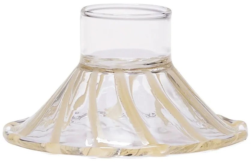 Üveg gyertyatartó Heir – Hübsch