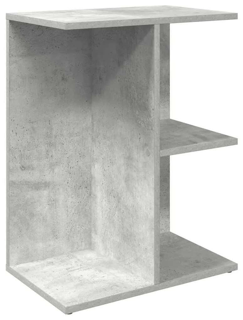 éjjeliszekrények 2 db beton szürke gépi forgácsolt fa