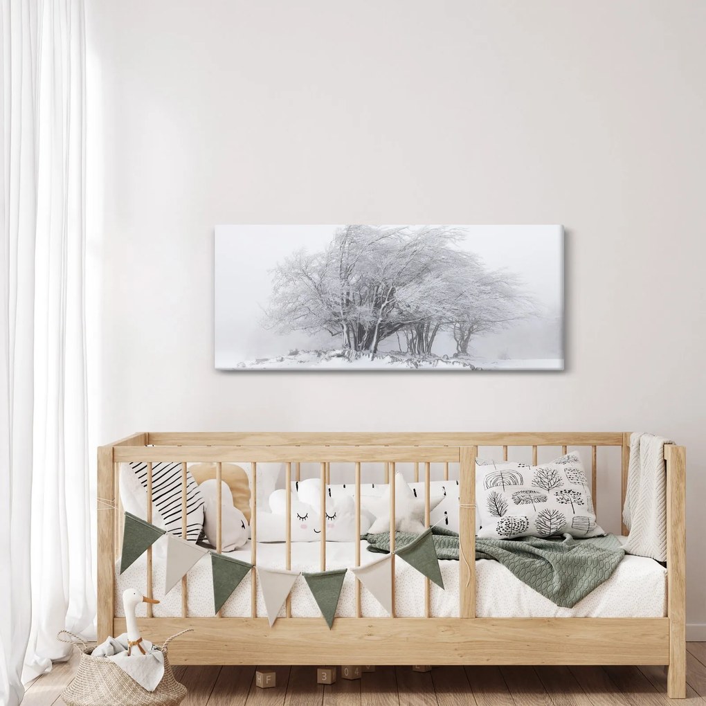 Kép - fehér tél (120x50 cm)