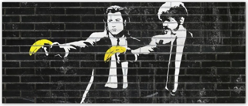 Fotótapéta flizelina 250x104 Banksy Banana Fiction