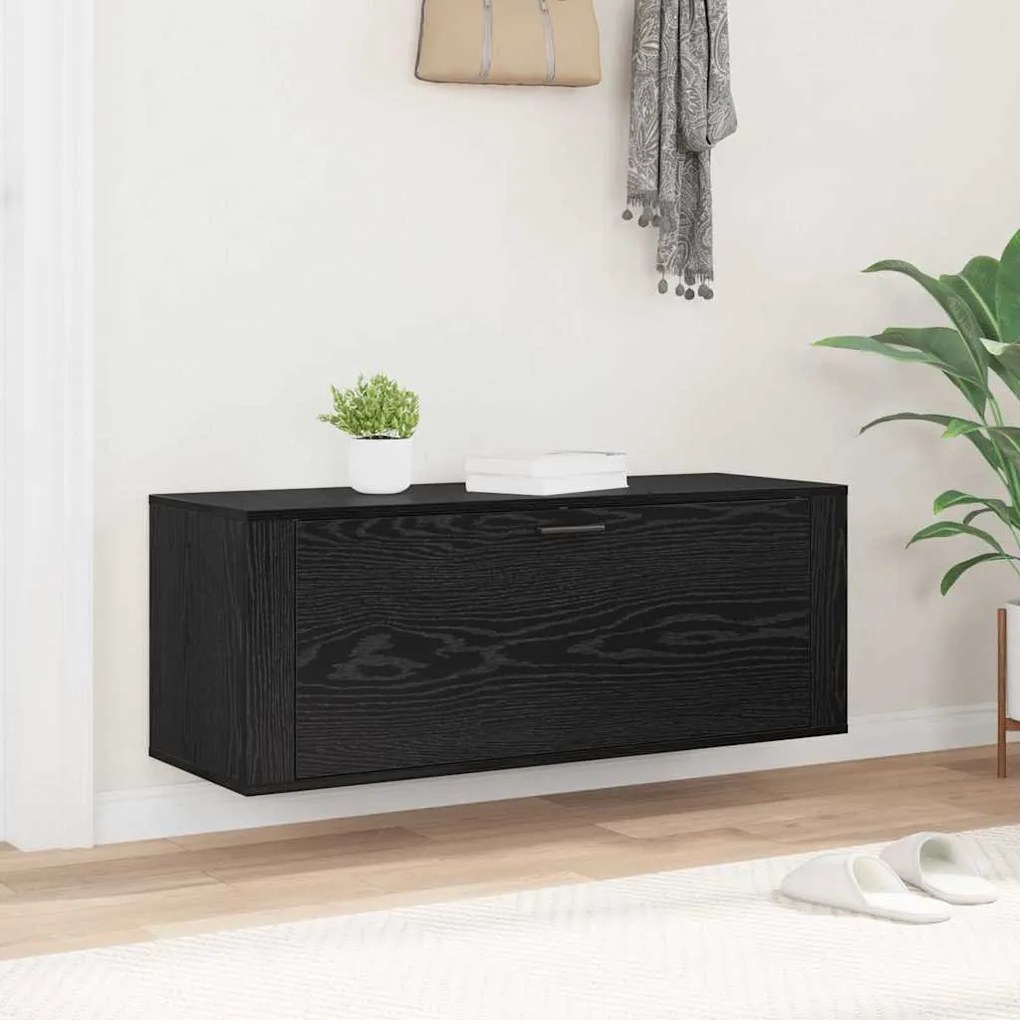 Cipőszekrény polcokkal Musta tammi 100 x 35 x 38 cm Faanyag