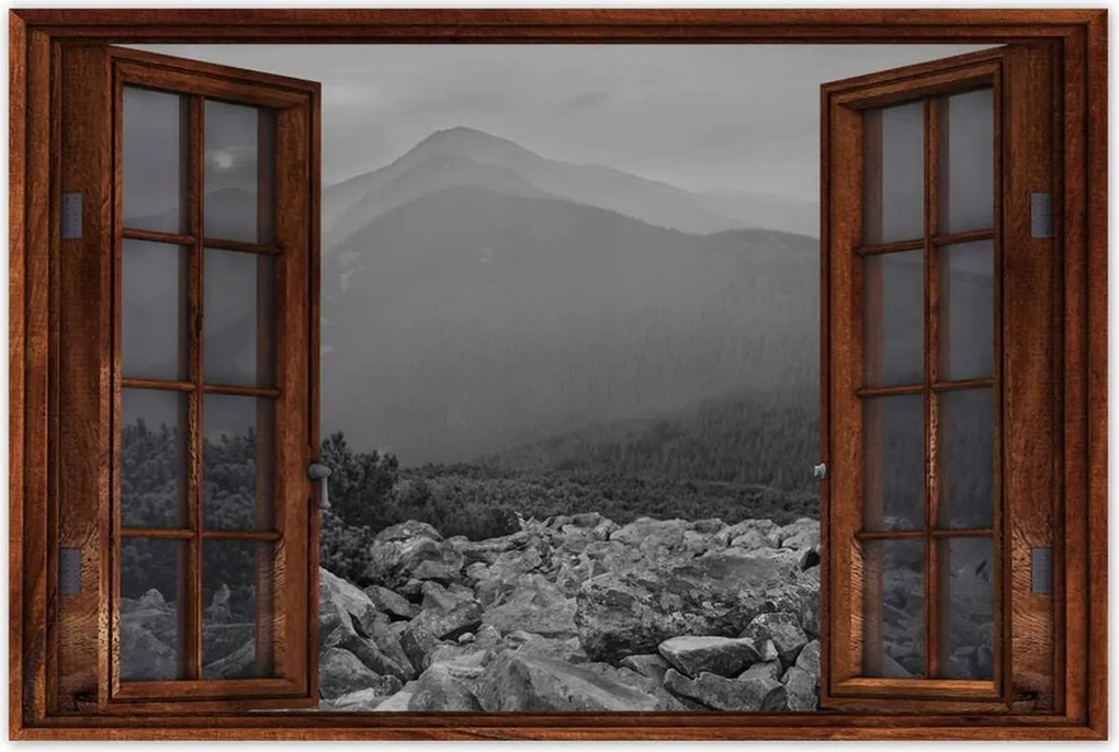 Poszterek 90x60 Hegyi táj Tájkép