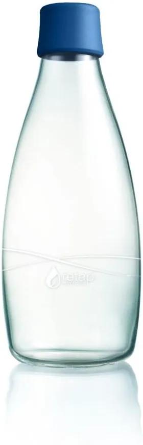Sötétkék üvegpalack, 800 ml - ReTap