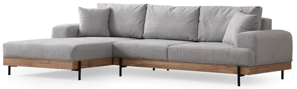 Sarokkanapé Eti Oak Balos - Szürke