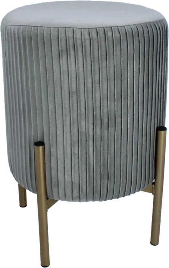 Négyzetes puff fa lábakkal 26 x 26 x 34 cm