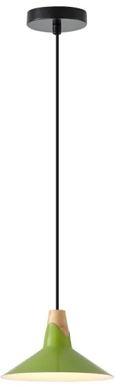 Csillár zsinóron 1xE27/15W/230V zöld