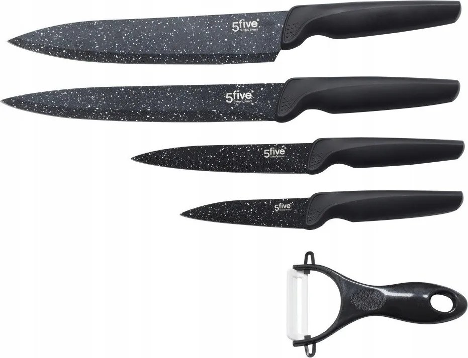 Késkészlet 4 db-os Kés +hámozó Készlet rozsdamentes acél