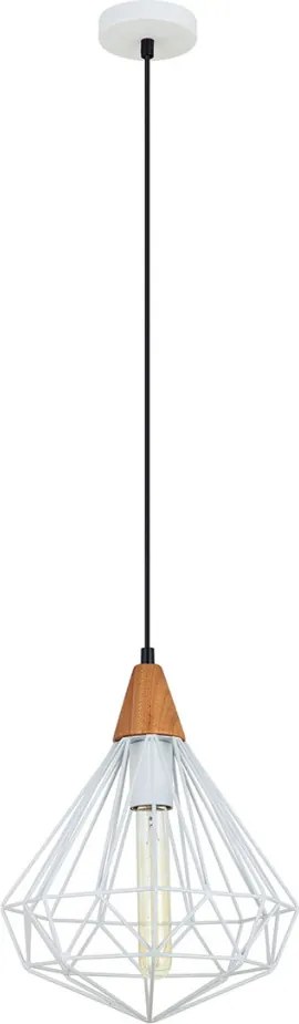 Italux MAELLE MDM-2591/1S WH Függőlámpa 1x60W/E27 IP20