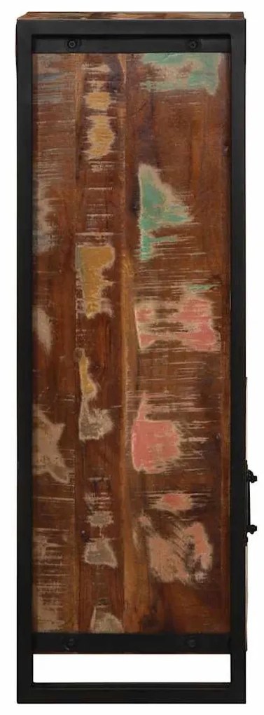 fürdőszoba szekrény 40x30x90 cm tömörfa, újrahasznosított fa