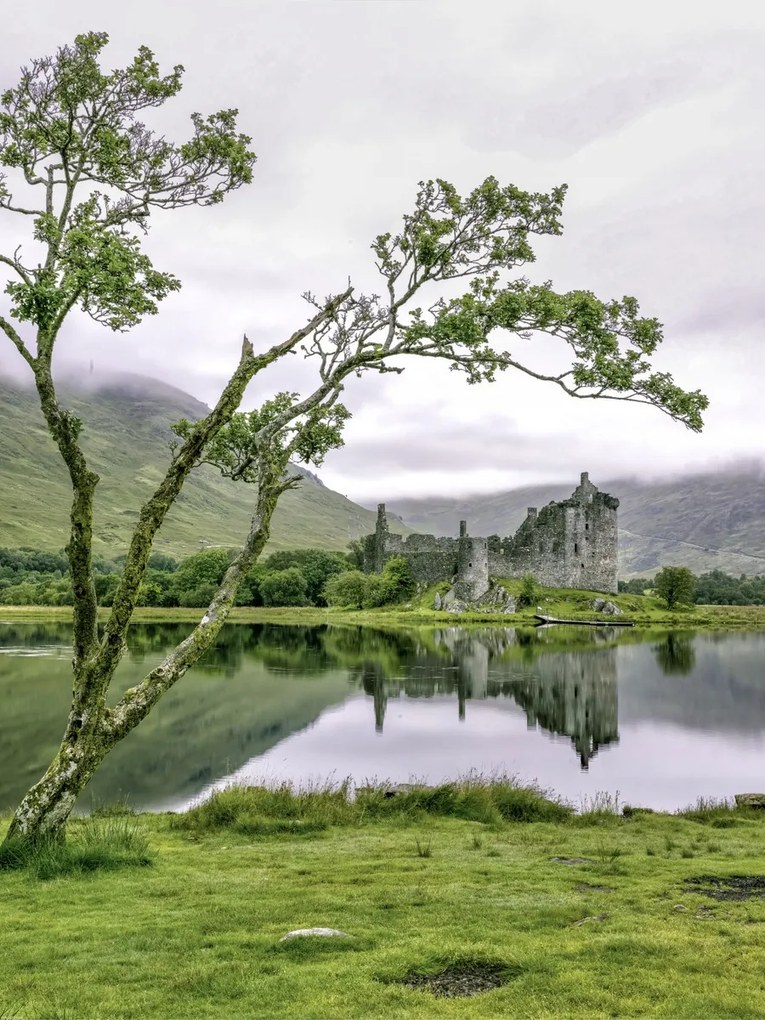 Poszter 60x80cm Kilchurn kastély, Assaf Frank