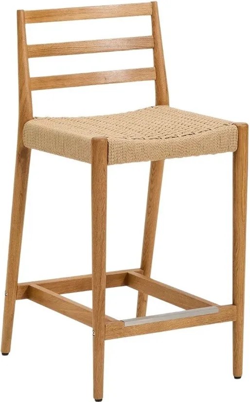 Natúr színű tölgyfa bárszék (ülésmagasság 65 cm) Analy – Kave Home