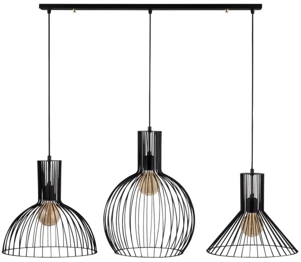 Csillár zsinóron FELLINI 3xE27/100W/230V