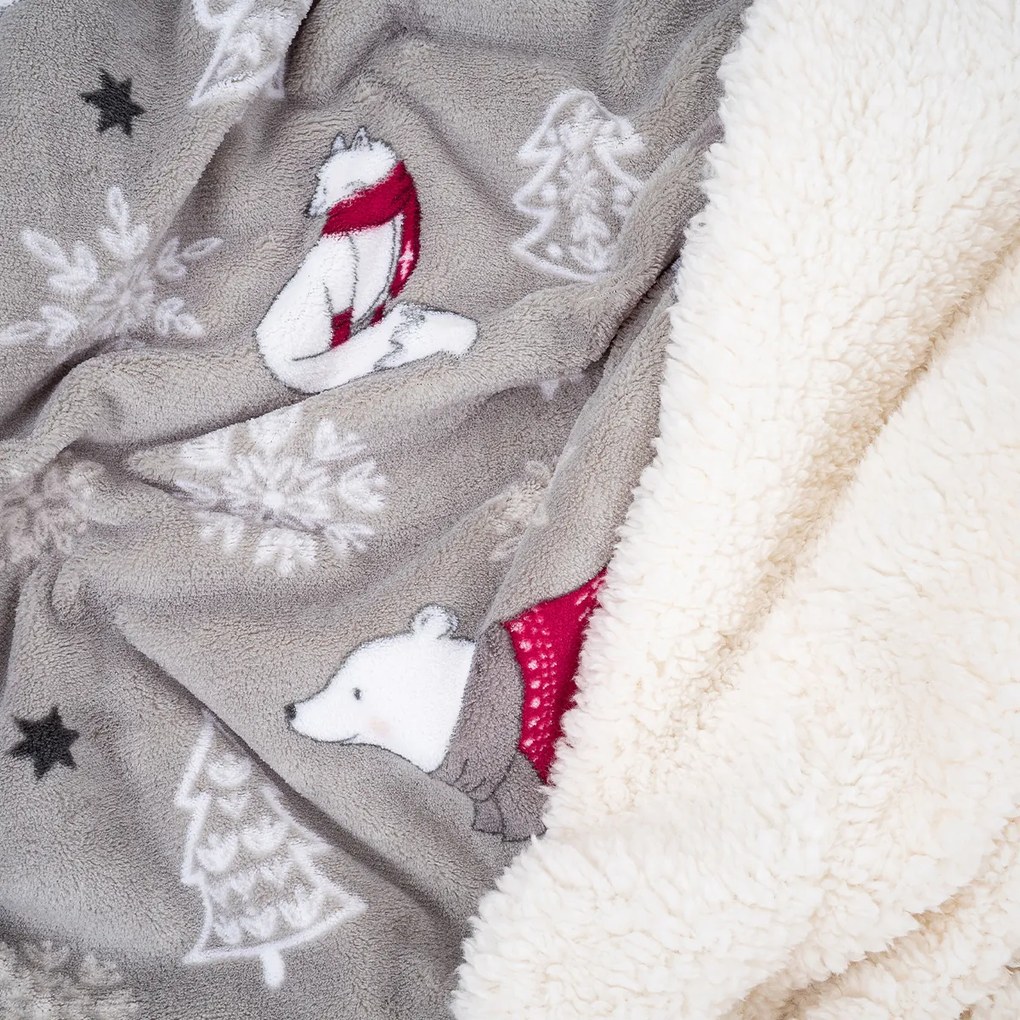 4Home Arctic Snuggles gyapjú hatású pléd, 150 x 200 cm