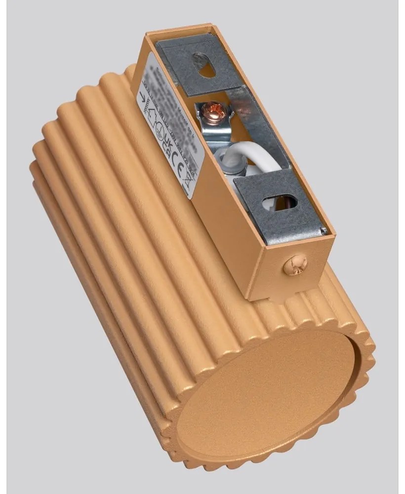 Aranyszínű fali lámpa Gleam – Sollux