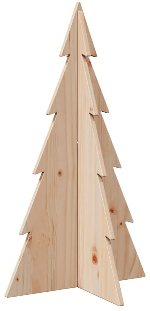 tömör fenyőfa karácsonyfa-dekoráció 80 cm