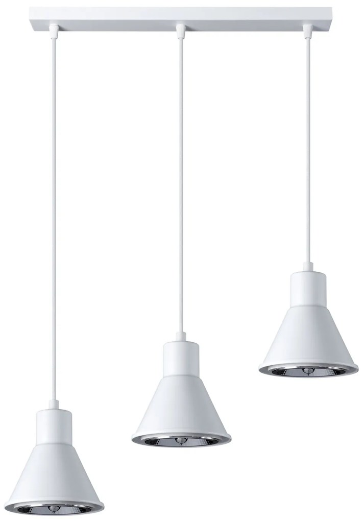 SOLLUX SL-0988 TAZILA Többágú Függesztett Lámpa Fehér GU10/ES111 IP20