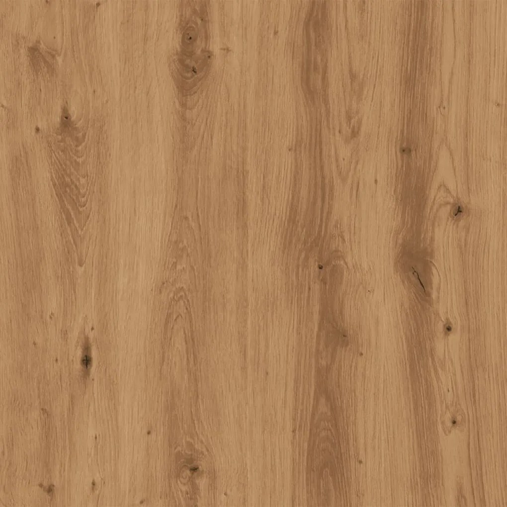 4 db kézműves tölgy színű szerelt fa könyvespolc 60x10x1,5 cm