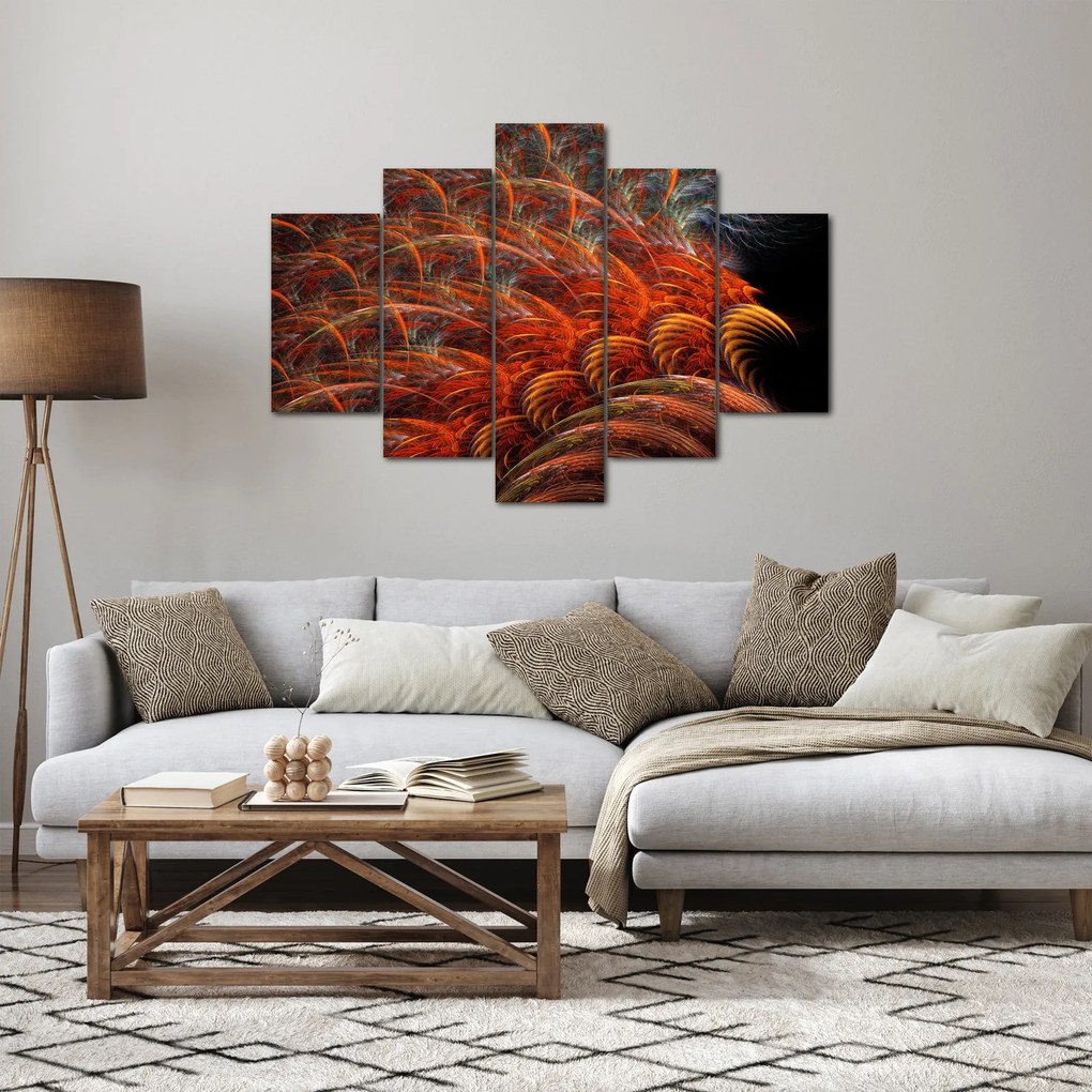 Kép - Absztrakt toll utánzat (150x105 cm)
