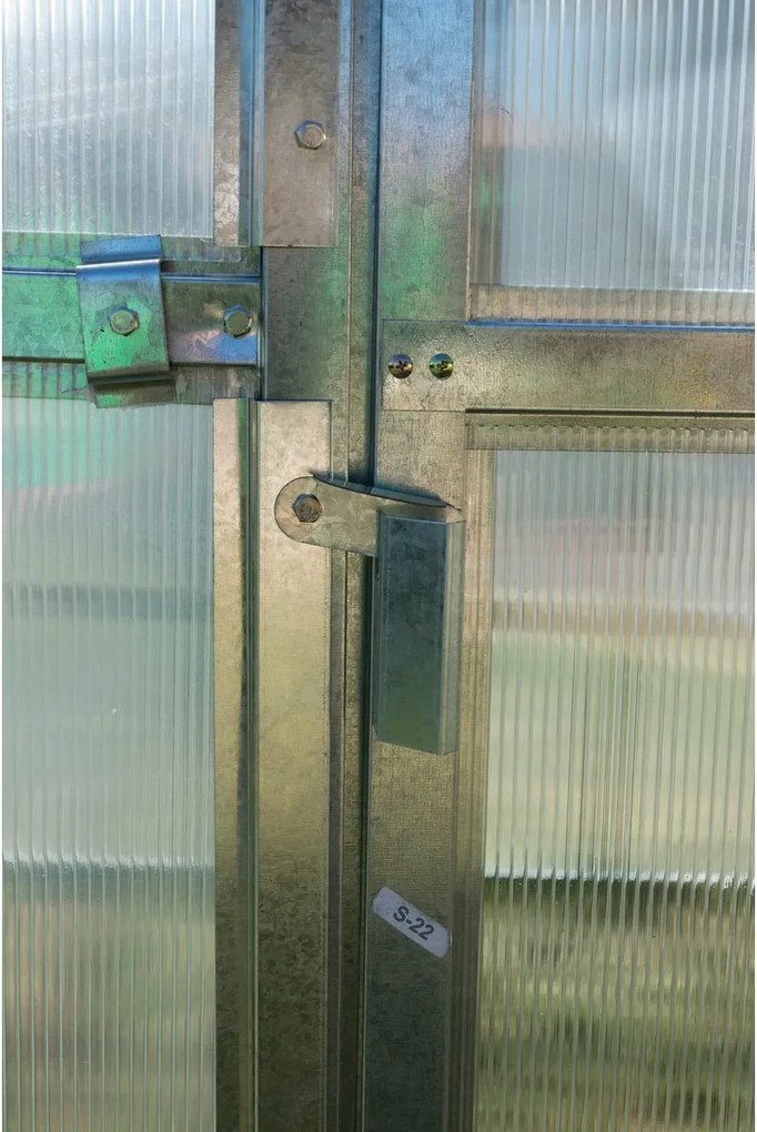 G21 GZ 48 üvegház – 251 x 191 cm, horganyzott