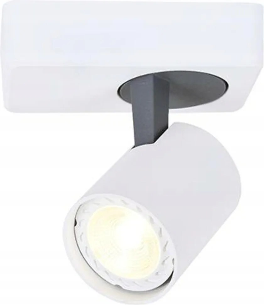 Aca Lighting fali spotlámpa 1xGU10 fehér alumínium 13x7x12cm Disco Ra