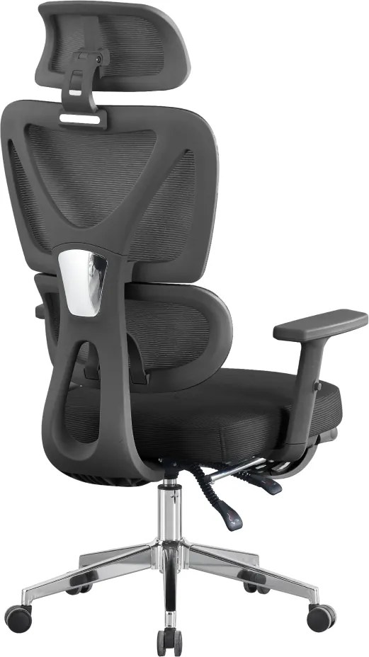 Irodai szék, fekete/króm, DEMOS