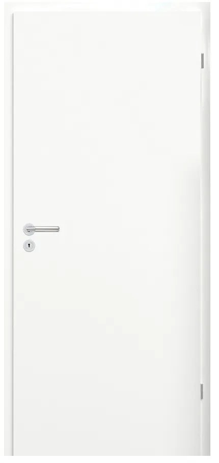 Dekor ajtólap fehér 75 jobbos BB zár króm pánt