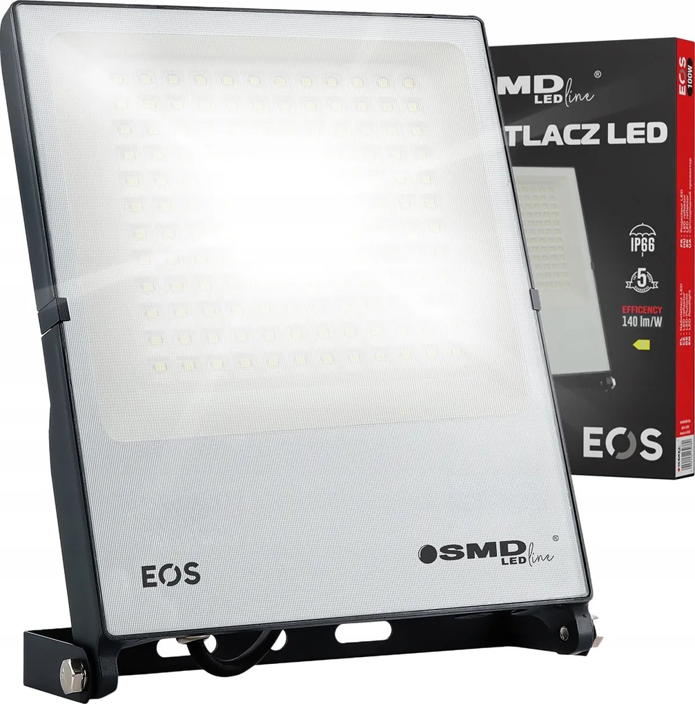 Halogén Reflektor Led fényvető 100W 4000K Slim Kültéri Vízálló