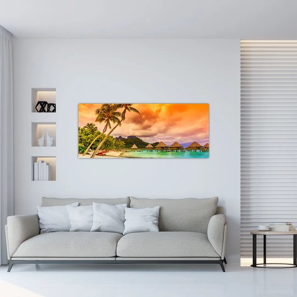 Kép - Bora Bora szigete (120x50 cm)