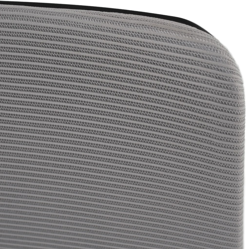 Tárgyalószék, szürke/fekete, KABIR