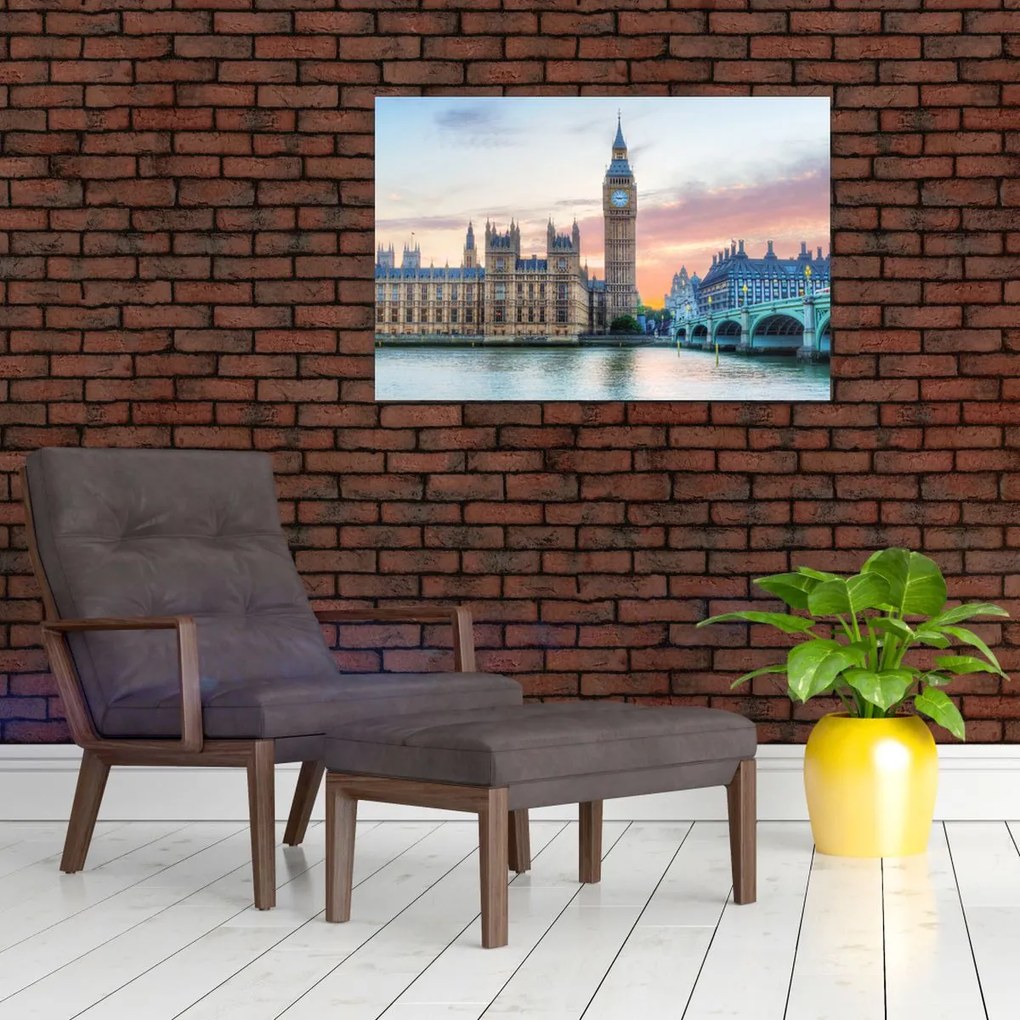 Kép - London pasztell színekben (90x60 cm)