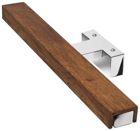 Brilagi-LED Fürdőszobai tükörmegvilágítás WOODY MIRROR LED/8W/230V IP44 tölgy/króm