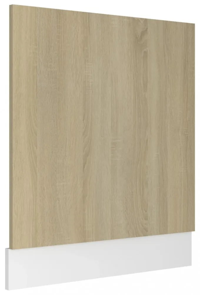 sonoma-tölgy forgácslap mosogatógép-panel 59,5 x 3 x 67 cm
