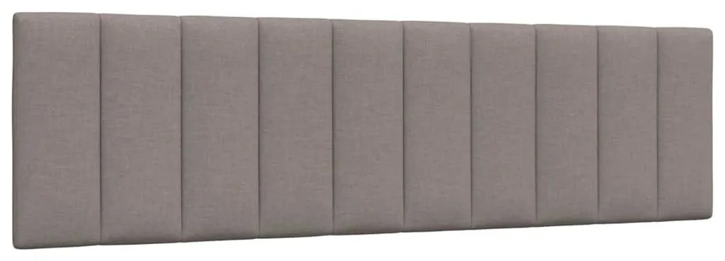 tópszínű szövet ágykeret matrac nélkül Hanko 180 x 200 cm