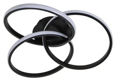 LED Dimmelhető mennyezeti lámpa LED/70W/230V 3000-6500K fekete + távirányítás