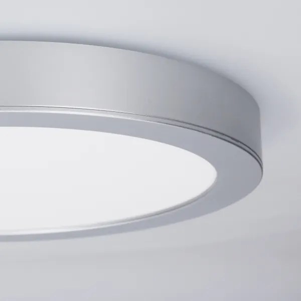 Solight WD244-S - LED panel 2 az 1-ben 24W/230V 3000/4000/6000K átm. 30 cm IP54 ezüstszínű