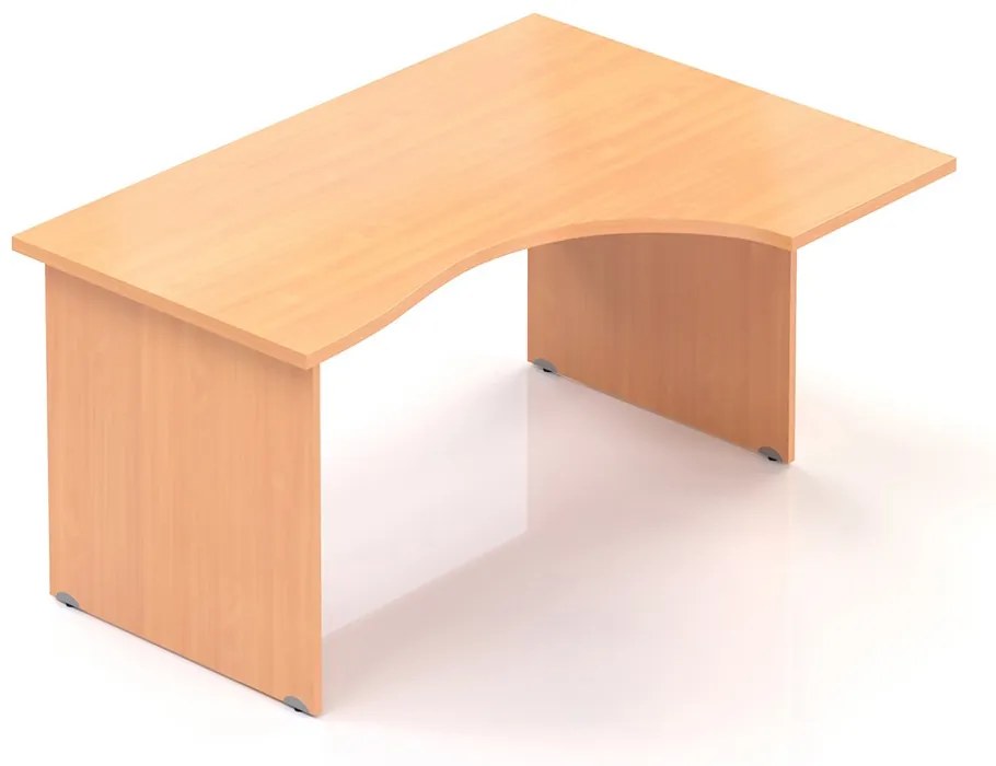 Visio ergonomikus asztal 140 x 100 cm, jobb, bükkfa