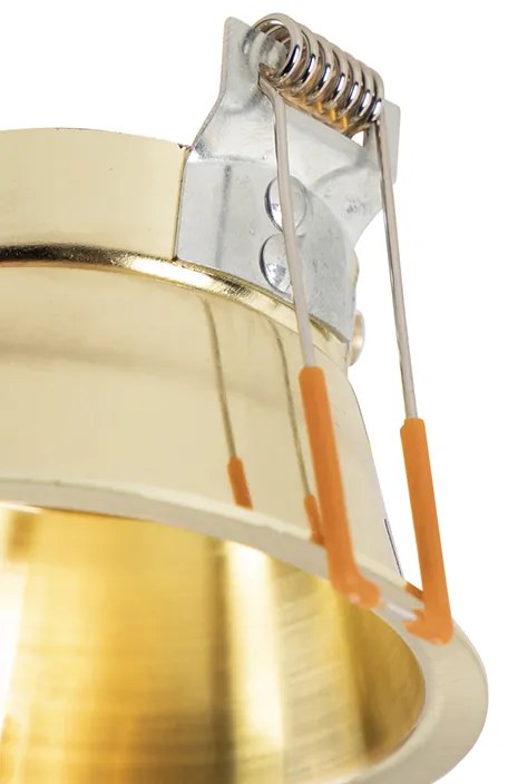 6 darabos modern, arany színű süllyesztett spotlámpa szett - Dept