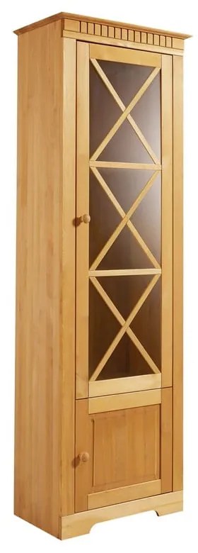 Natúr színű borovi fenyő tálalószekrény 180x35 cm Lisa – Støraa