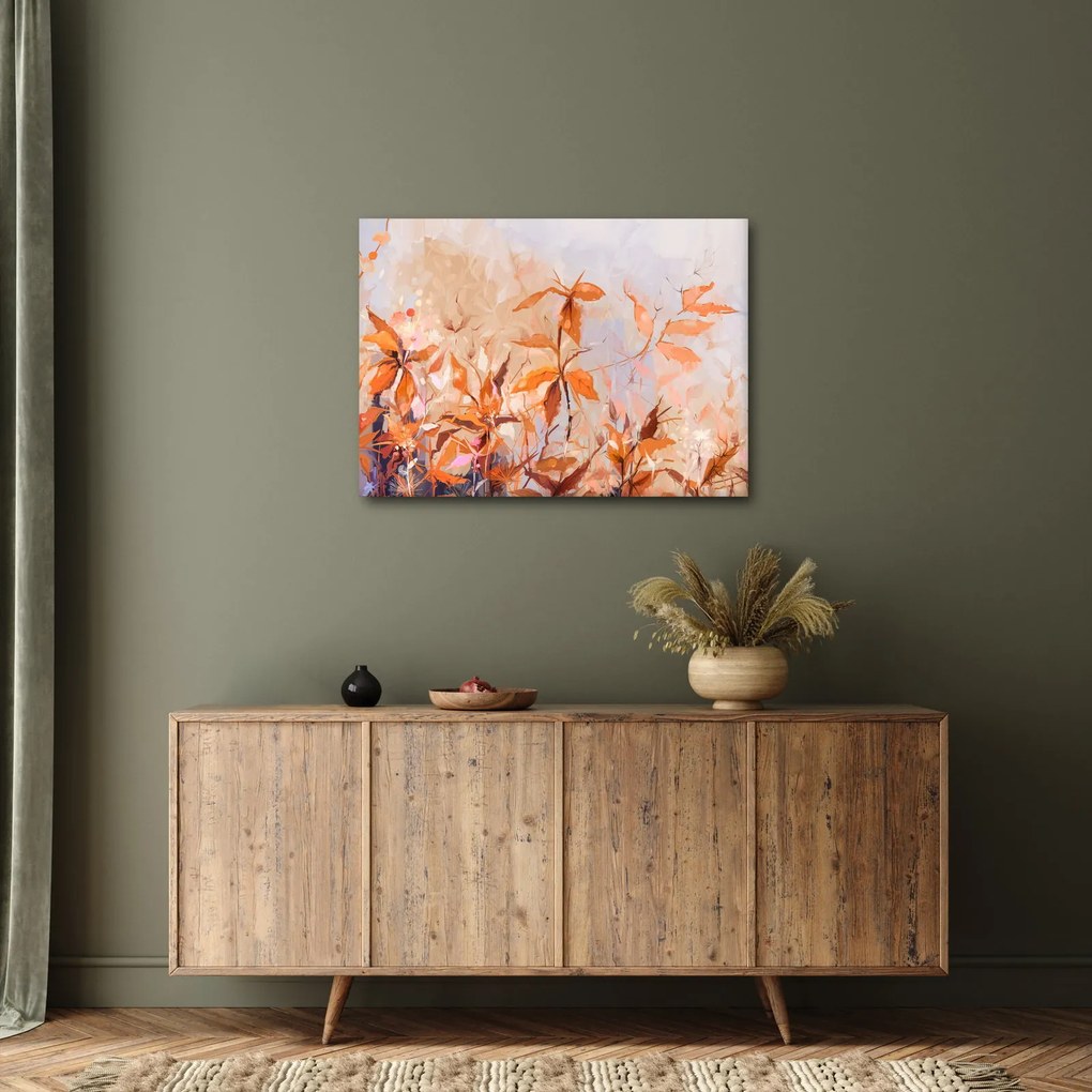 Kép - Festett virágok (70x50 cm)