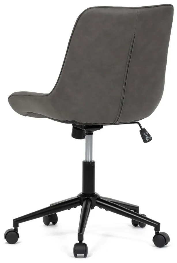 Scaun pivotant de birou cu tapițerie din material gri. KA-V3120